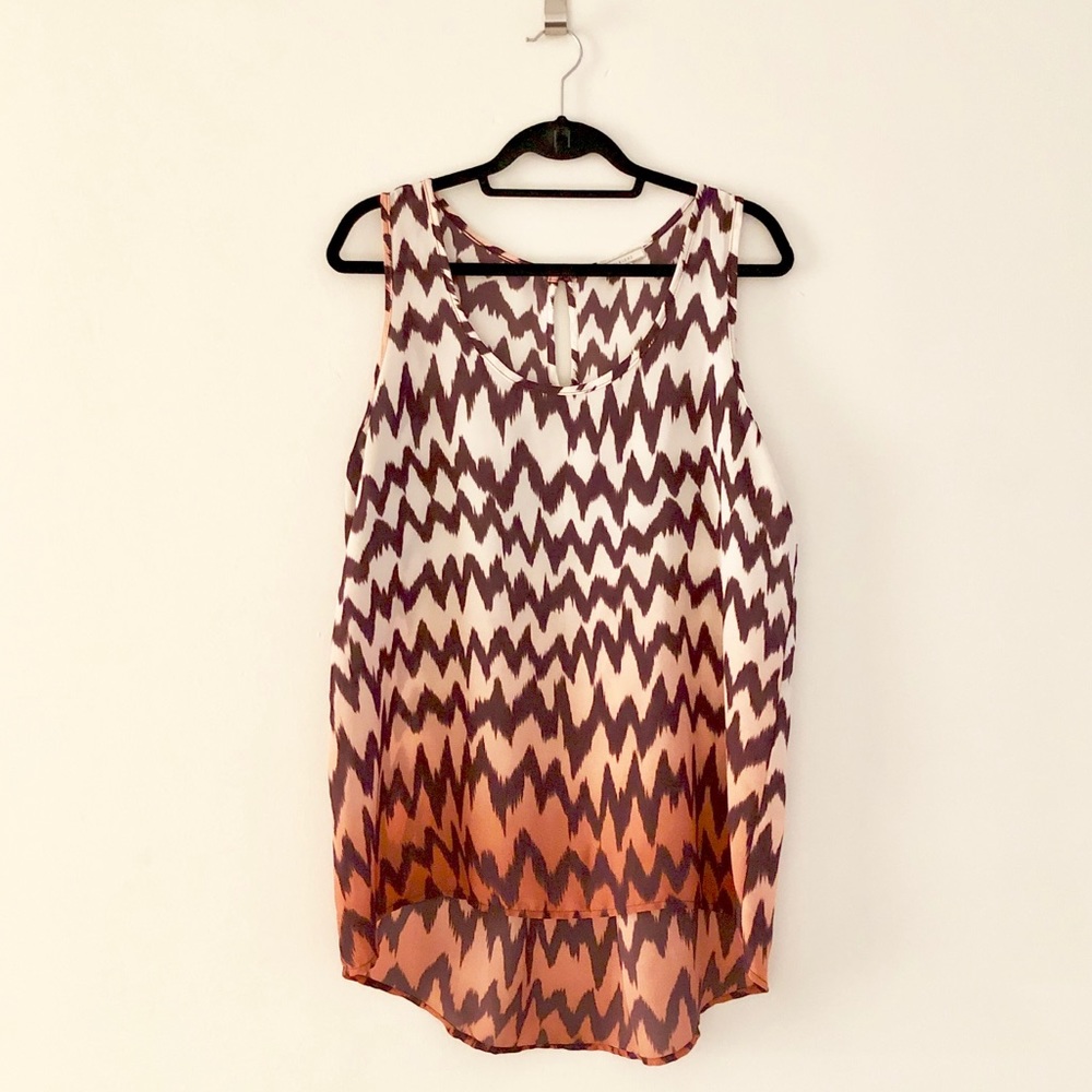 Flirty Orange Ombré Tank